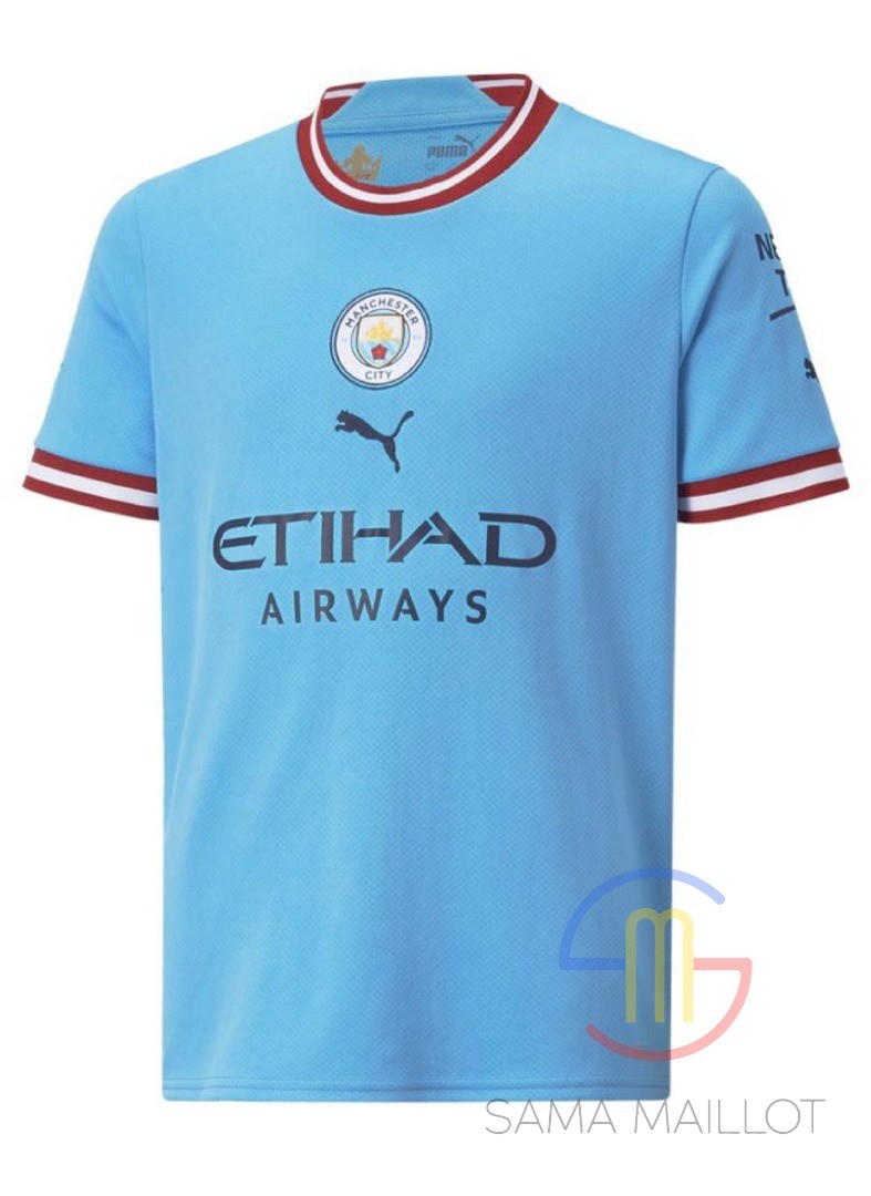 Maillot domicile authentique Manchester city 2022/23